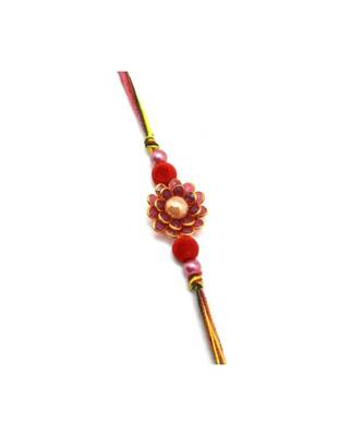 Multicolor Jewellery Designer Fancy Stylish Beautiful Rakhi 
Combo Rakhi Set For Bhaiya And Bhabhi 1