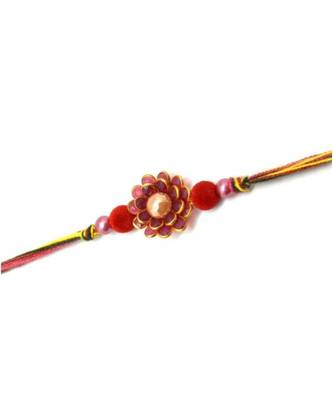Multicolor Jewellery Designer Fancy Stylish Beautiful Rakhi 
Combo Rakhi Set For Bhaiya And Bhabhi 2