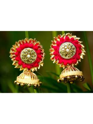 Pink earrings 1
