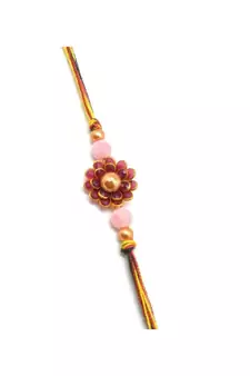 Multicolor Jewellery Designer Fancy Stylish Beautiful Rakhi For Brother