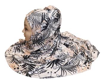 Justkartit Women'S Party Wear Jersey Stretchable Material Printed Hijab Scarf Dupatta 3