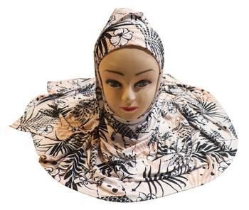 Justkartit Women'S Party Wear Jersey Stretchable Material Printed Hijab Scarf Dupatta 4