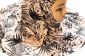 Justkartit Women'S Party Wear Jersey Stretchable Material Printed Hijab Scarf Dupatta 5