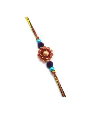 Multicolor Jewellery Designer Fancy Stylish Beautiful Rakhi For Brother 1