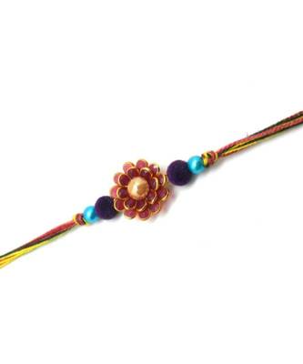 Multicolor Jewellery Designer Fancy Stylish Beautiful Rakhi For Brother 2