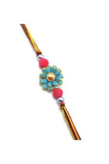 Multicolor Jewellery Designer Fancy Stylish Beautiful Rakhi For Brother