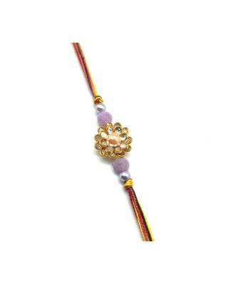 Multicolor Jewellery Designer Fancy Stylish Beautiful Rakhi For Brother 1