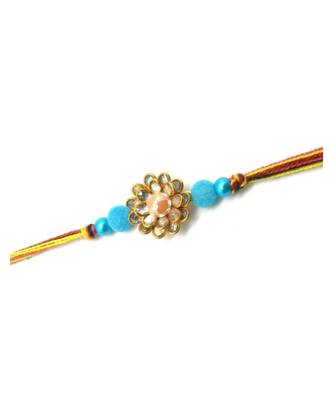 Multicolor Jewellery Designer Fancy Stylish Beautiful Rakhi For Brother 2