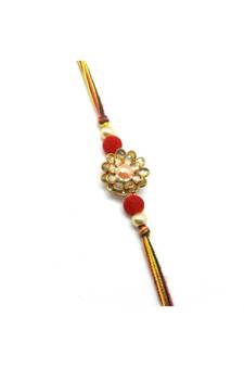 Multicolor Jewellery Designer Fancy Stylish Beautiful Rakhi For Brother