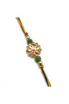 Multicolor Jewellery Designer Fancy Stylish Beautiful Rakhi For Brother