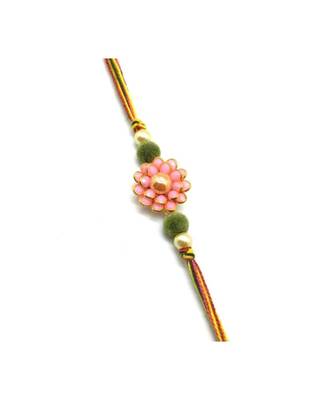 Multicolor Jewellery Designer Fancy Stylish Beautiful Rakhi For Brother 1