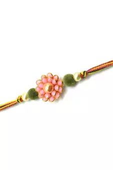 Multicolor Jewellery Designer Fancy Stylish Beautiful Rakhi For Brother