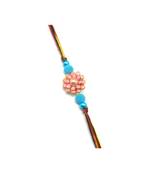 Multicolor Jewellery Designer Fancy Stylish Beautiful Rakhi For Brother