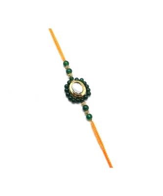 Multicolor Jewellery Designer Fancy Stylish Beautiful Rakhi For Brother 1