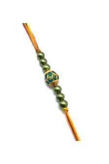 Multicolor Jewellery Designer Fancy Stylish Beautiful Rakhi For Brother