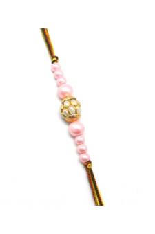 Multicolor Jewellery Designer Fancy Stylish Beautiful Rakhi For Brother