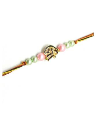 Multicolor Jewellery Designer Fancy Stylish Beautiful Rakhi For Brother 1