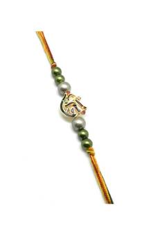 Multicolor Jewellery Designer Fancy Stylish Beautiful Rakhi For Brother