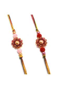 Multicolor Jewellery Designer Fancy Stylish Beautiful Combo (Set Of 2) Rakhi For Brother
