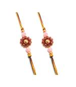 Multicolor Jewellery Designer Fancy Stylish Beautiful Combo (Set Of 2) Rakhi For Brother