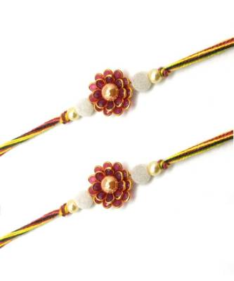 Multicolor Jewellery Designer Fancy Stylish Beautiful Combo (Set Of 2) Rakhi For Brother 2