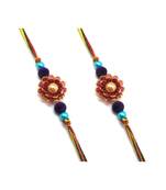 Multicolor Jewellery Designer Fancy Stylish Beautiful Combo (Set Of 2) Rakhi For Brother