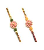 Multicolor Jewellery Designer Fancy Stylish Beautiful Combo (Set Of 2) Rakhi For Brother