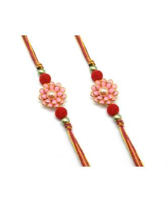 Multicolor Jewellery Designer Fancy Stylish Beautiful Combo (Set Of 2) Rakhi For Brother 1