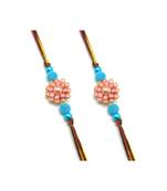 Multicolor Jewellery Designer Fancy Stylish Beautiful Combo (Set Of 2) Rakhi For Brother