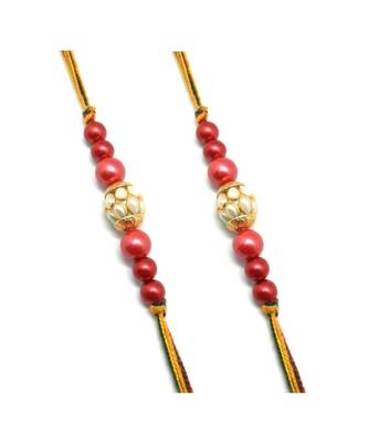 Multicolor Jewellery Designer Fancy Stylish Beautiful Combo (Set Of 2) Rakhi For Brother 1