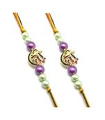 Multicolor Jewellery Designer Fancy Stylish Beautiful Combo (Set Of 2) Rakhi For Brother