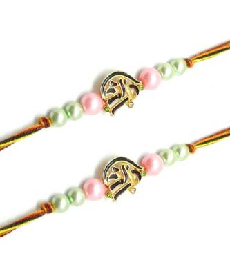 Multicolor Jewellery Designer Fancy Stylish Beautiful Combo (Set Of 2) Rakhi For Brother 2
