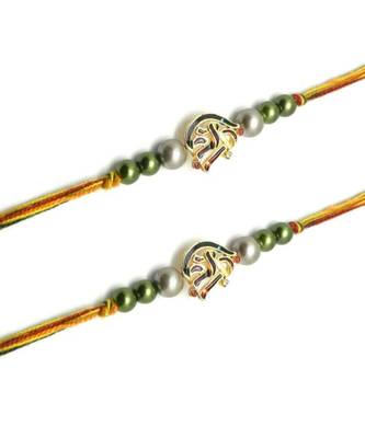 Multicolor Jewellery Designer Fancy Stylish Beautiful Combo (Set Of 2) Rakhi For Brother 2