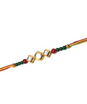 Multicolor Jewellery Designer Fancy Stylish Beautiful Rakhi For Brother 2