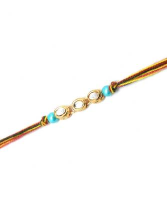 Multicolor Jewellery Designer Fancy Stylish Beautiful Rakhi For Brother 2