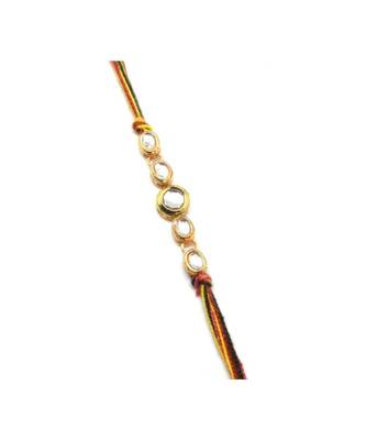 Multicolor Jewellery Designer Fancy Stylish Beautiful Rakhi For Brother 1