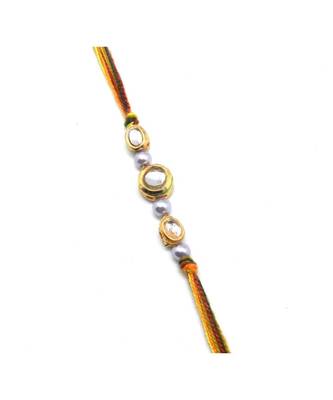 Multicolor Jewellery Designer Fancy Stylish Beautiful Rakhi For Brother 1