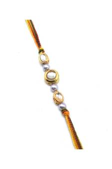 Multicolor Jewellery Designer Fancy Stylish Beautiful Rakhi For Brother
