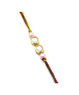 Multicolor Jewellery Designer Fancy Stylish Beautiful Rakhi For Brother 1