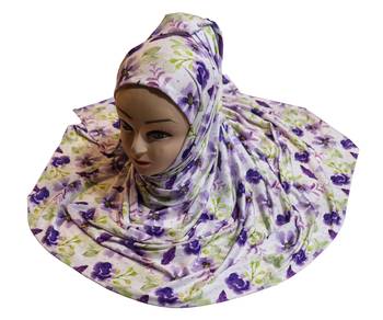 Justkartit Women'S Daily Wear Jersey Stretchable Material Hijab Scarf Dupatta 3