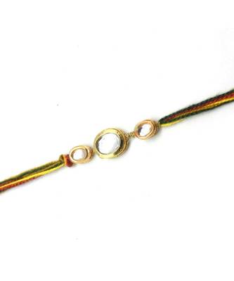 Multicolor Jewellery Designer Fancy Stylish Beautiful Rakhi For Brother 2
