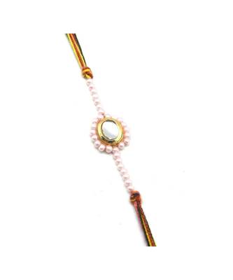 Multicolor Jewellery Designer Fancy Stylish Beautiful Rakhi For Brother 1