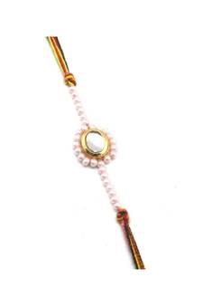 Multicolor Jewellery Designer Fancy Stylish Beautiful Rakhi For Brother