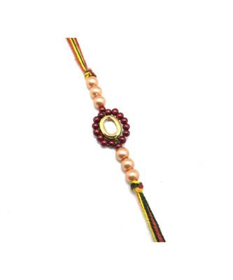 Multicolor Jewellery Designer Fancy Stylish Beautiful Rakhi For Brother 1