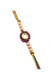 Multicolor Jewellery Designer Fancy Stylish Beautiful Rakhi For Brother