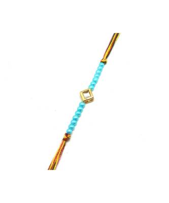 Multicolor Jewellery Designer Fancy Stylish Beautiful Rakhi For Brother 1