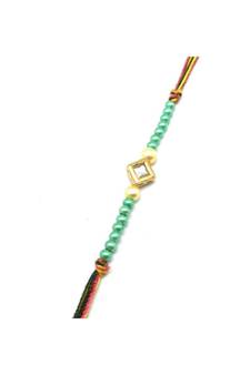 Multicolor Jewellery Designer Fancy Stylish Beautiful Rakhi For Brother