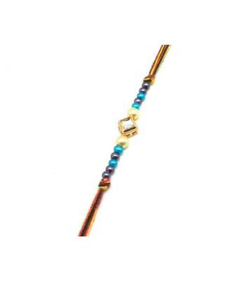 Multicolor Jewellery Designer Fancy Stylish Beautiful Rakhi For Brother 1