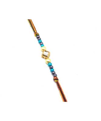 Multicolor Jewellery Designer Fancy Stylish Beautiful Rakhi For Brother 2
