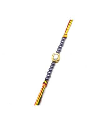 Multicolor Jewellery Designer Fancy Stylish Beautiful Rakhi For Brother 1